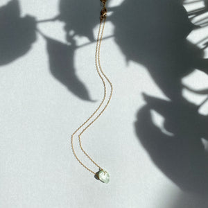 Aquamarine, Necklace, Gold Fill, 