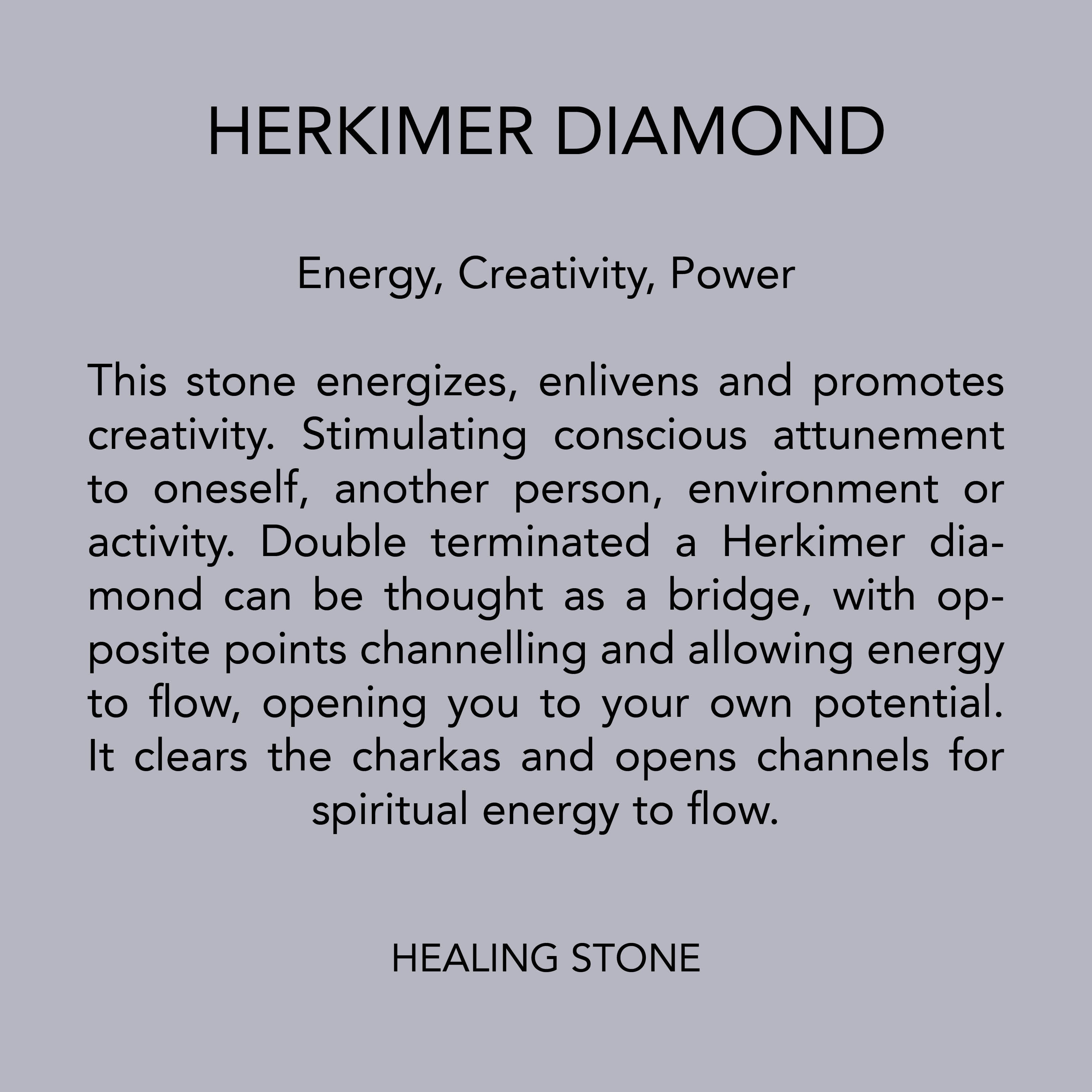 Herkimer diamond spiritual on sale meaning