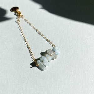 Aquamarine, Bracelet, Crystal Jewellery, Gold Fill 