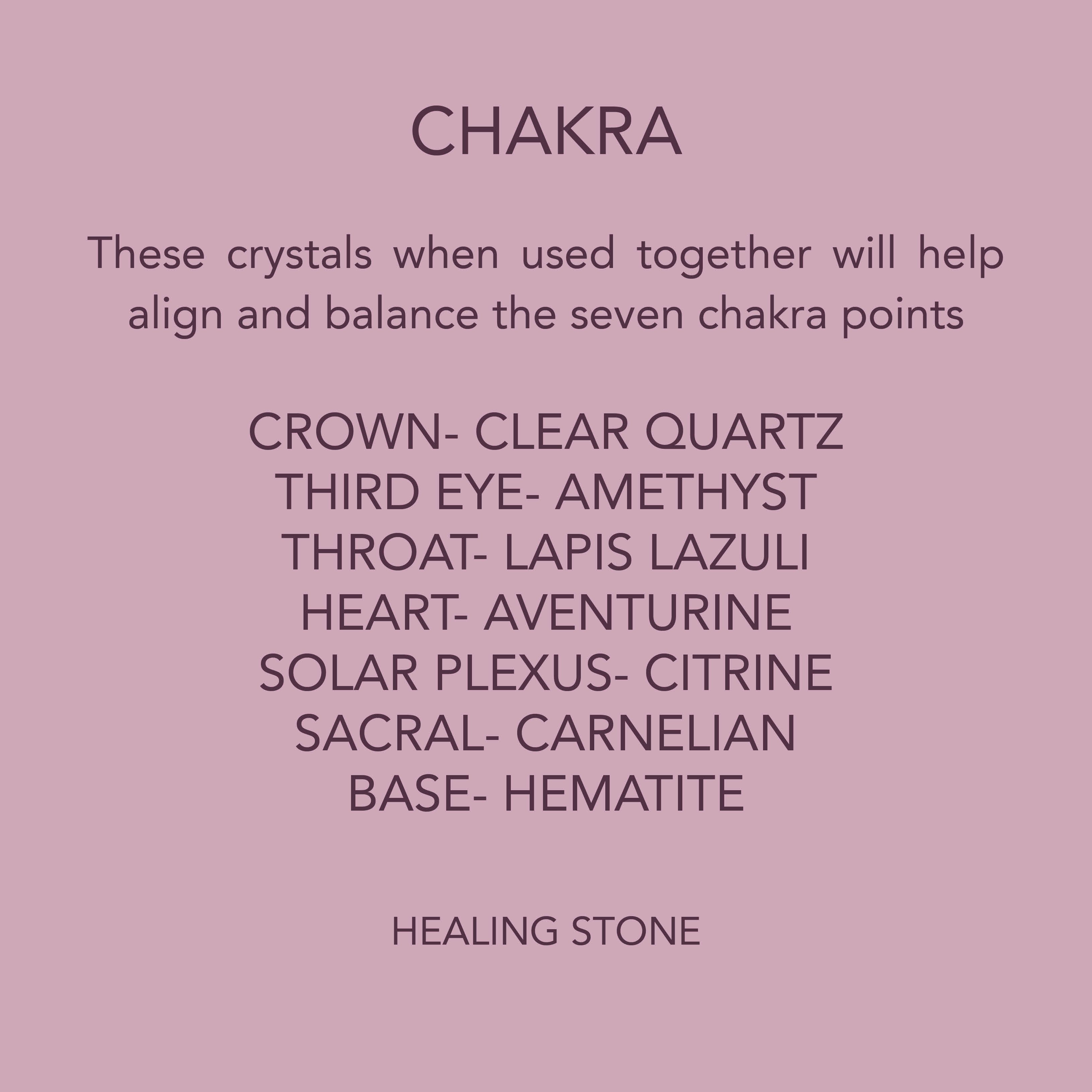 Chakra Crystal Chip Bracelet